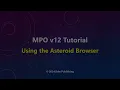 The v12 MPO Canopus Asteroid Browser