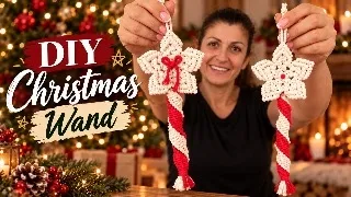 DIY Magic Christmas Ornament ✨ | Step-by-Step Macrame Tutorial