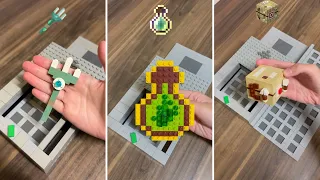 Crafting Minecraft Impossible items BUT Lego! 
