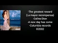 Download Lagu The greatest reward - Celine Dion (Traducción al español)