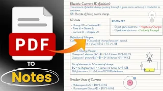 PDF to Handwritten Notes FREE AI Tool for Handwritten Notes