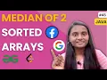 Find the median Arrays GFG JAVA DSA