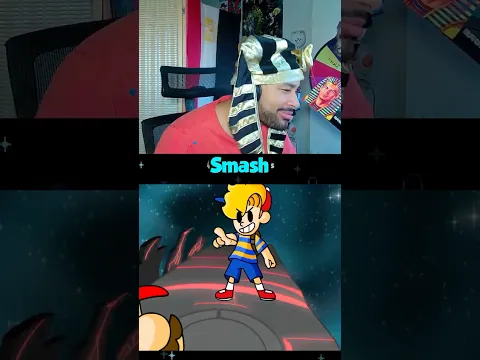 Bro did "I'll Kick Your Butt In Smash Bros!" π