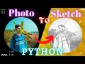 Photo to Sketch converter using Python
