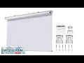 VEVOR Cordless Roller Shades 34 x 72 in Pull Down Blackout Blinds