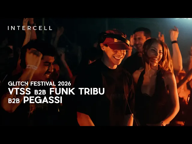 VTSS b2b Funk Tribu b2b Pegassi at Glitch Festival 2026 artwork