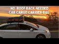 CAR ROOFTOP CARGO CARRIER BAG DEMO INSTALLATION
