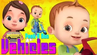 Peekaboo Learn Vehicles 3D Rhymes Collection Videogyan Nursery Rhymes Kids Songs 