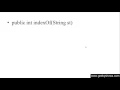 261 indexOf and lastIndexOf Method in Java Programming Hindi