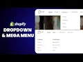 How To Add a Dropdown Menu On Shopify