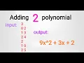 adding two polynomial in python