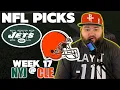 Jets vs Browns Week 17 NFL Bets Kyle Kirms Football Picks Predictions Thursday Night Football