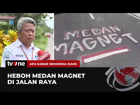 Heboh! Medan Magnet di Tengah Jalan Bisa Tarik Segala Benda