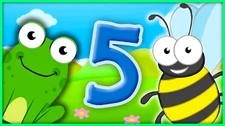 The Number 5 Number Songs By BubblePopBox Learn The Number Five 