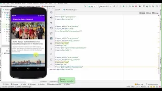 Implementation of ScrollView TextView and ImageView using Strings Android Studio 4 1 3
