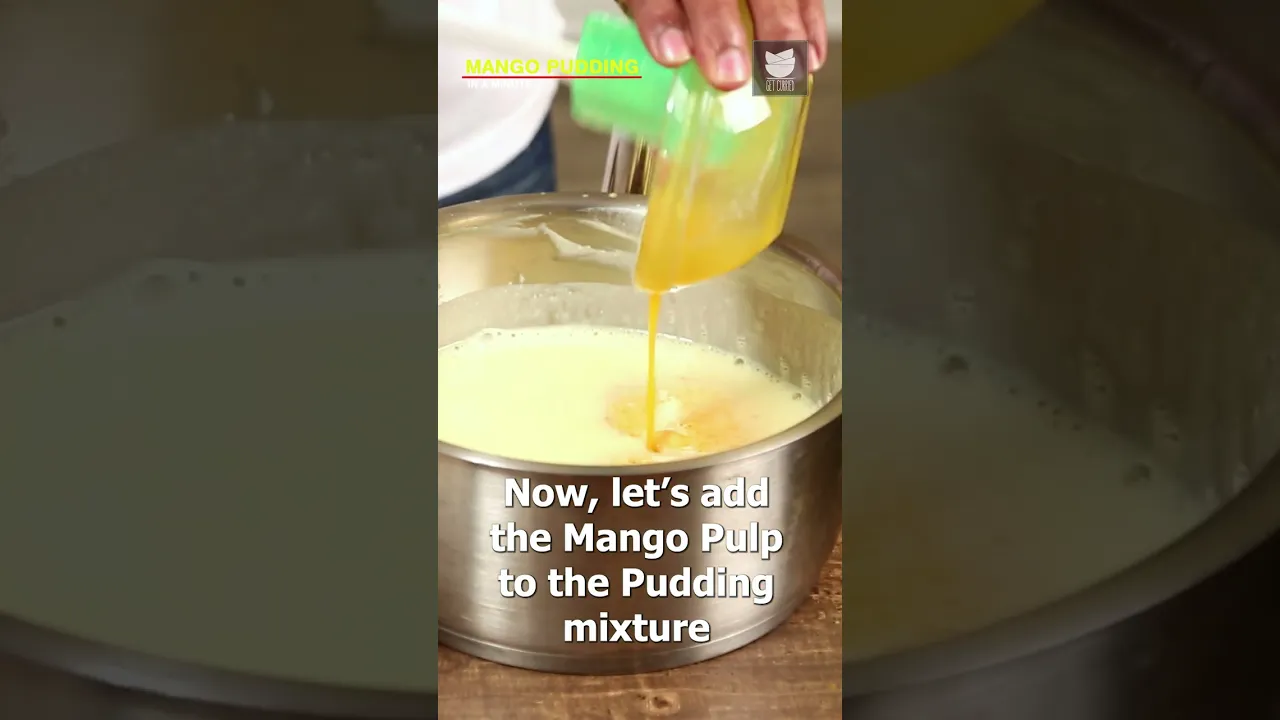 Mango Pudding Recipe    #shorts
