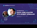 Static Code Analysis with Robert Sosemann Episode 1