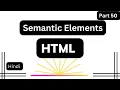HTML Computer Code Elements and Semantic Elements HTMLTutorial In Hindi