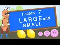 Comparison Lesson 7 Large and small similar and different Educational for children