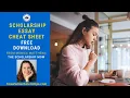 College Scholarship Essay Cheat Sheet - DOWNLOAD NOW