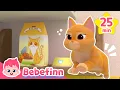 🐈 Boo The Cat and Friends @kikipuppupㅣBebefinn Best Nursery Rhymes and Stories for Kids