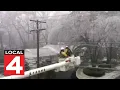Crews work around the clock to restore power to more than 300K DTE customers in Metro Detroit