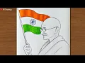 Independence Day Drawing Mahatma Gandhi Drawing 15 August Drawing