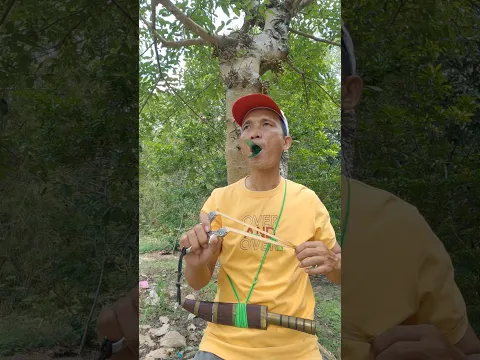 Tribal Bird Imitation Survival Trick #entertainment #birdsounds #shorts #camping #survival