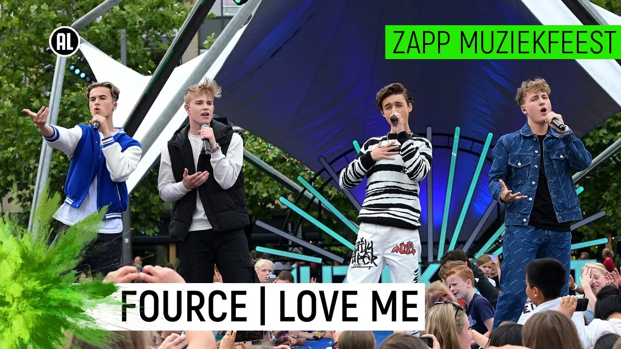 FOURCE - LOVE ME | Zapp Muziekfeest op het plein | NPO Zapp