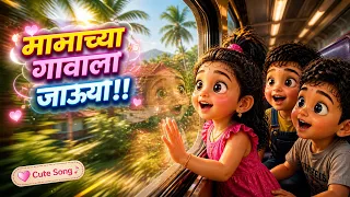  zuk zuk aagin gadi marathi balgeet kids song