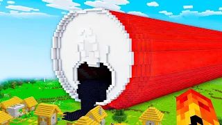 INUNDÉ con FANTA el Mundo Entero de Mi Amigo en Minecraft