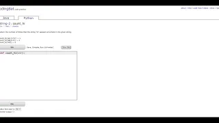 String-2 count - hi Python Tutorial codingbat com