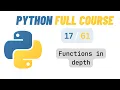 Python 3 Episode 17 Functions in depth