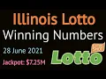 Today Illinois Lotto Winning Numbers Monday 28 June 2021 Lotto Drawing Results Tonight 2021