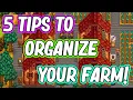 Improve your Farm Organization with These Tips Stardew Valley