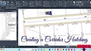 How to Create a Hatching for a corridor using Code Set Styles