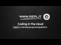 Python Programming Introduction to repl it