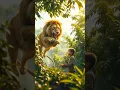 A good lion and a bad lion #youtubeshorts #viralvideo #pets #funny #ytshorts