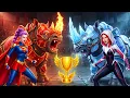 Lagu SUPERMAN Vs SPIDERMAN: RUMI Gets Magic Rhino Racing Championship - KPOP Demon Hunters