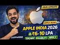 Apple India Hiring 2026 Salary Eligibility Direct Apply Guide
