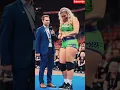 Strong Women Power đĽ | Female Athlete Interview Moment |#shorts #athlete #tallgirl #tallgirlfriend