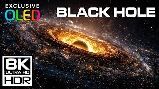 Ultra 8K Black Hole Journey R Space Cinematic IMAX 60FPS
