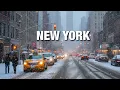 Lagu New York City LIVE Snow Storm Walk in Manhattan on Sunday (January 18, 2026)