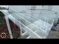 Timber Pergola with Clear Solid Polycarbonate Roof