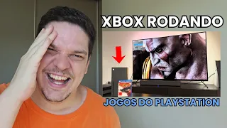 A SONY FOI CUTUCAR… AGORA JÁ ERA! XBOX RODANDO JOGOS DE PLAYSTATION!!