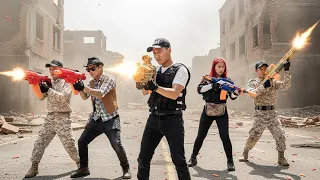 LTT NERF WAR : SEAL X Nerf Guns Fight Shadow Syndicate Elite Tactical Briefcase Mission