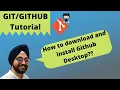 18 How to download and install Github Desktop for mac and windows Git tutorial for beginner