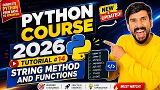 Learn Python String Methods in One Complete Python Course 2026