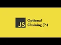 optional chaining operator