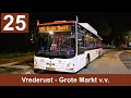 Download Lagu HTM lijn 25: Vrederust - Grote Markt v.v. | Omleiding | HTM 1018 | 2025